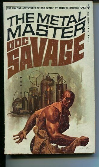 DOC SAVAGE-THE METAL MASTER-#72-ROBESON-VG-FRED PFEIFFER COVER-1ST EDITION VG