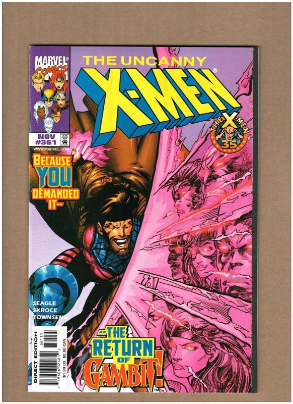 Uncanny X-Men #361 Marvel Comics 1998 Return of Gambit VF/NM 9.0 