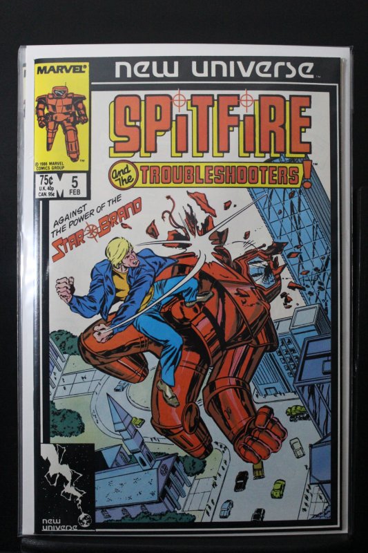 Spitfire and the Troubleshooters #5 Direct Edition (1987)