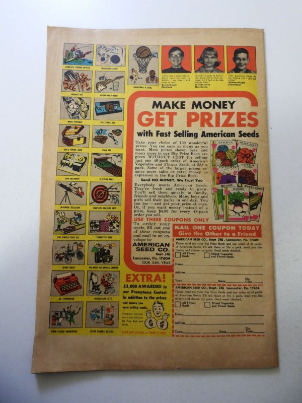 Adventure into Fear #8 (1972) VG Condition centerfold detached at one staple