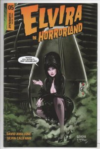 ELVIRA in HORRORLAND #5 A, NM, Mistress of the Dark, Acosta, Dynamite, 2022