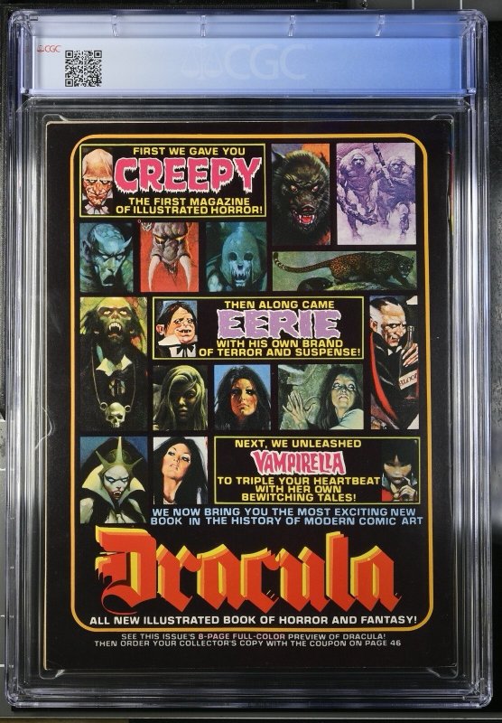 Vampirella 22 Cgc 9.2 Ow/w Pages Warren 1973