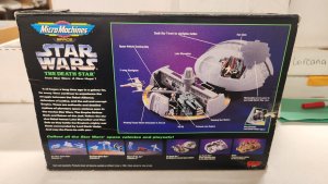 Micro Machines Star Wars Death Star 1993 Opened F3