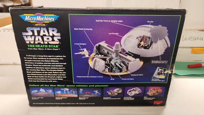 Micro Machines Star Wars Death Star 1993 Opened F3