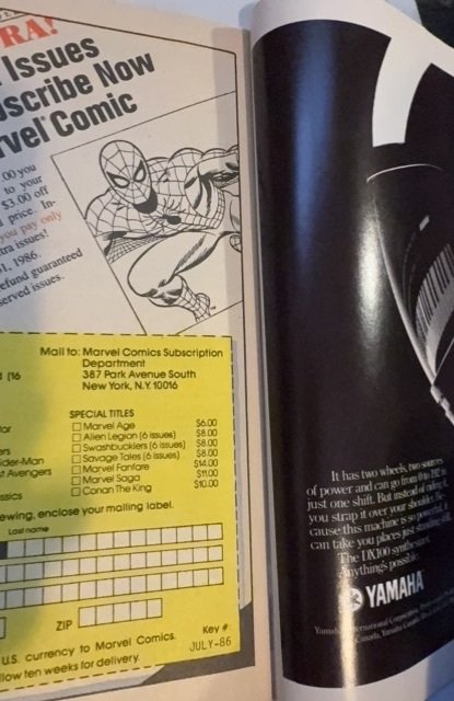 Iron Man #212 Direct Edition (1986)25th anniversary