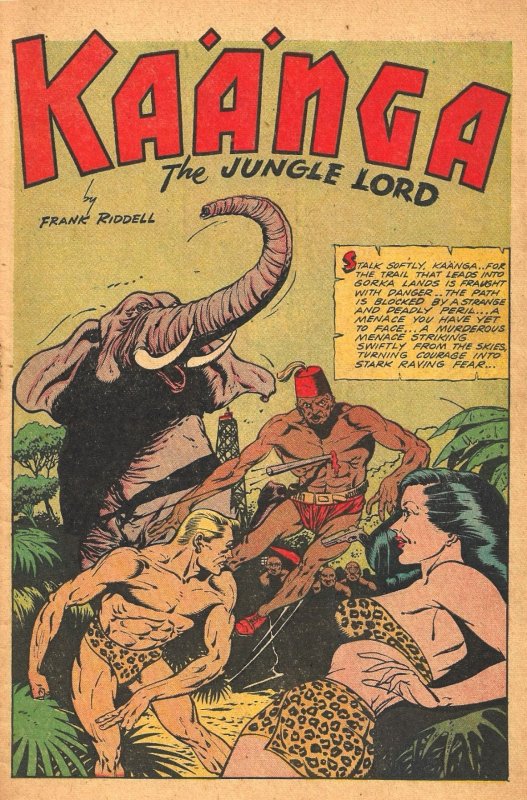 JUNGLE COMICS #53 (May1944) 5.0 VG/FN  52 pages - 6 stories! Early George Tuska!