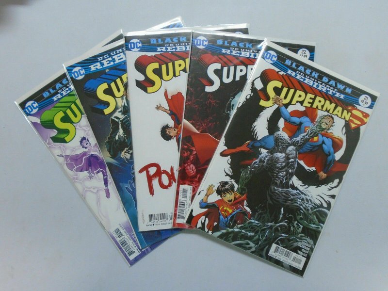 Superman (4th Series), 5 Different Set:#21-24, 8.0/VF (2017)