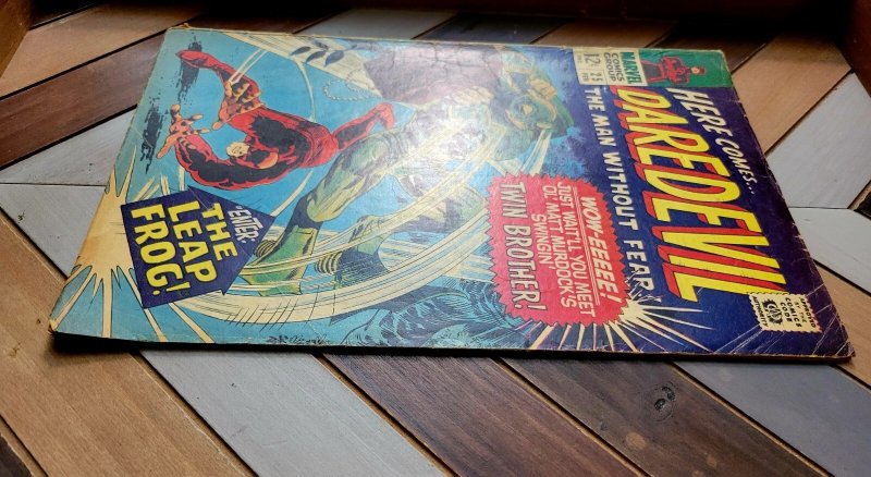 Daredevil #25 GD/VG (Marvel 1967) 1st MIKE MURDOCK & 1st LEAP FROG Colan Art