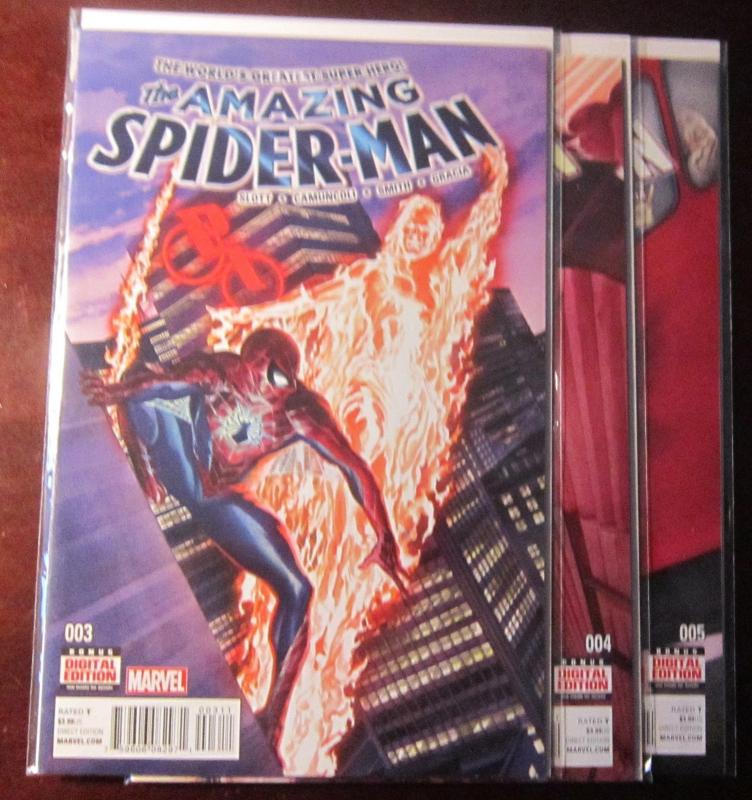 Amazing Spider-Man (2016 4th Series), SET:#3-5, VF