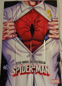 PETER PARKER SPECTACULAR SPIDER-MAN Promo Poster, 24x36, 2017 MARVEL Unused 160
