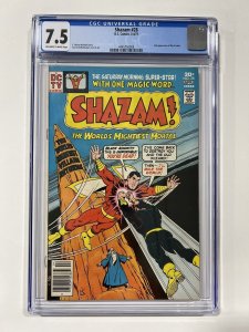 Shazam 28 1977 Cgc 7.5 OW/W pages DC Comics