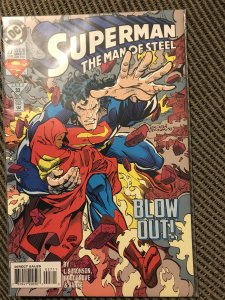 SUPERMAN MAN OF STEEL #27 : DC 11/93 NM-; Save a baby cover