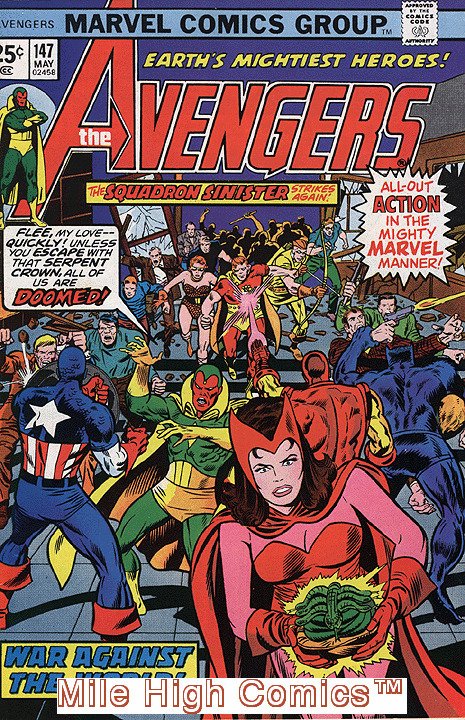 AVENGERS  (1963 Series)  (MARVEL) #147 Fair Comics Book 