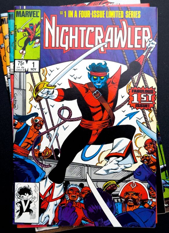 Nightcrawler #1 (1985) - [KEY] 1st Solo Limited Series VF