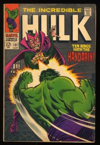 Incredible Hulk (1962) #107 Mandarin! Incredible Hulk!