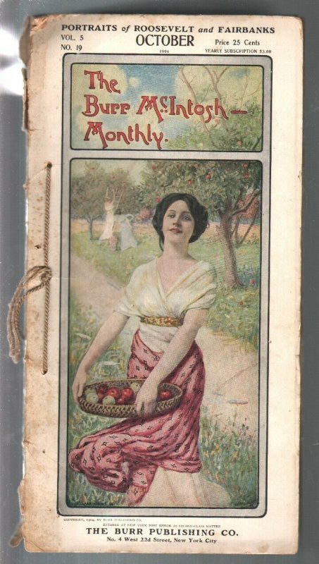 Burr McIntosh Monthly 10/1904-Teddy Roosevelt-turn of the century mag-G 