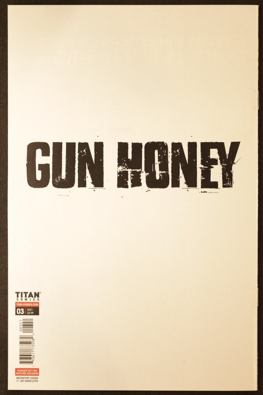 GUN HONEY #3 (OF 4) ANACLETO VIRGIN VARIANT BY TITAN COMICS