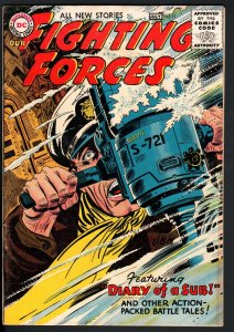 OUR FIGHTING FORCES #11 1956-DC WAR COMICS--WW II