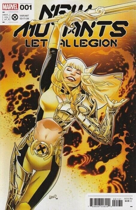 New Mutants Lethal Legion #1 Magik Greg Land Variant Cover Near Mint