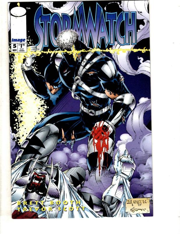 Lot Of 10 Stormwatch Image Comic Books # 0 (Sealed) 1 2 3 4 5 6 7 8 9 CR30