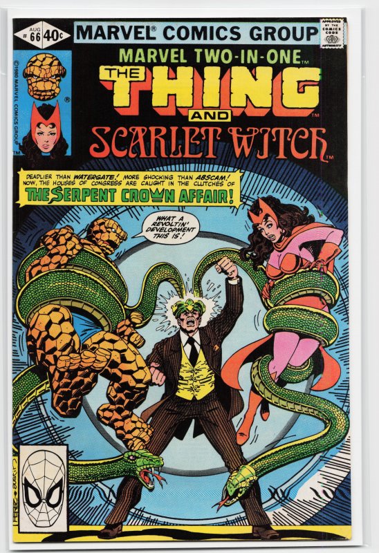 Marvel Two-in-One #66 (1980) Scarlet Witch