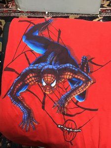 Spider-Man T-shirt like new extra-large which red color with spy the label!