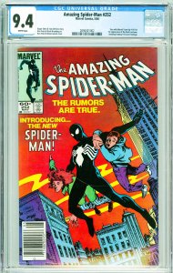 The Amazing Spider-Man #252 (1984) CGC 9.4! White Pages!