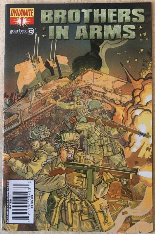 BROTHERS IN ARMS 1-4 + VARIANT OF ISSUE 2 | DYNAMITE 2008 | COMPLETE SERIES