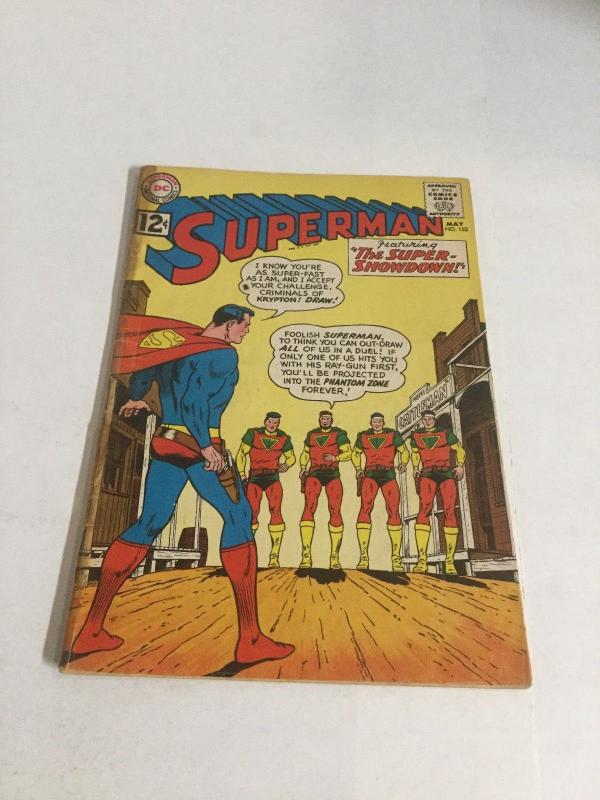 Superman 153 Gd Good 2.0 Tape Top Staple Detached DC Comics Silver Age