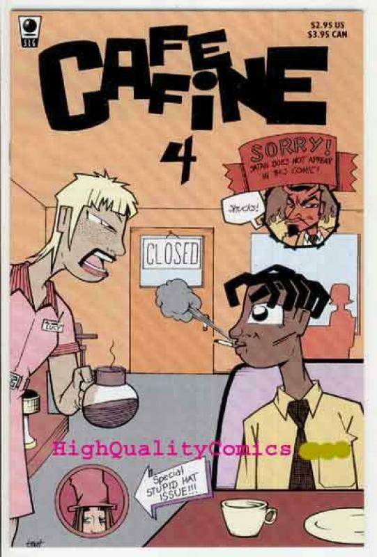 CAFFEINE #1,4, 5, NM,  Jim Hill, Coffee, Java, 1996, more indies in store