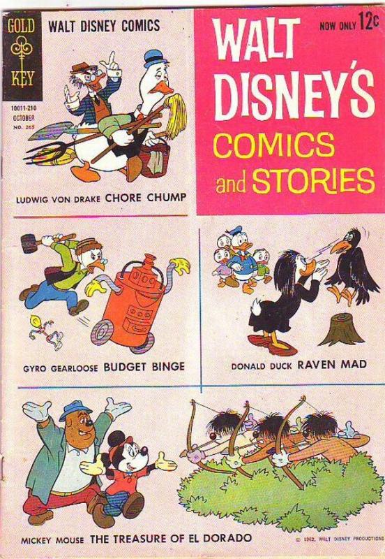 Comics and Stories, Walt Disney's #265 (Oct-62) GD/VG Affordable-Grade Donald...