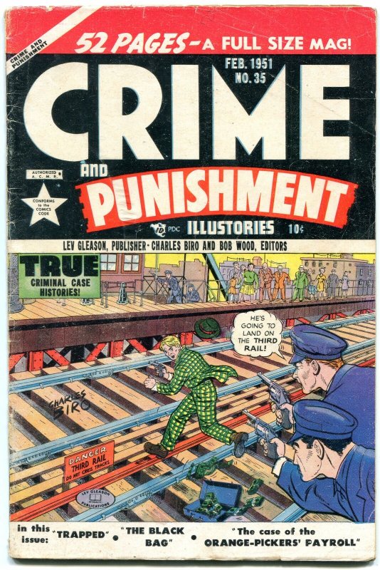 Crime And Punishment #35 1951- Golden Age comic- EGYPTIAN COLLECTION vg