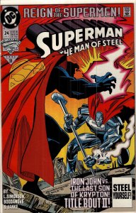 Superman: The Man of Steel #24 (1993) Steel