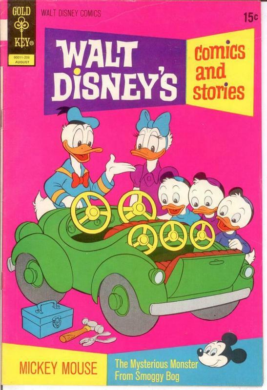 WALT DISNEYS COMICS & STORIES 383 VF Aug. 1972 COMICS BOOK