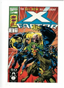 X-Factor #71 NM- 9.2 Marvel Comics 1991 New Team Havok & Polaris