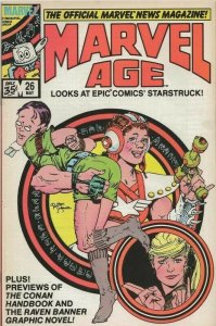 Marvel Age #26 ORIGINAL Vintage 1985 Marvel Comics