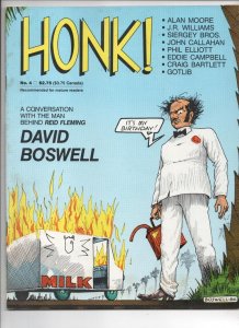 HONK! #4, VF, David Boswell, 1986 1987, Eddie Campbell, Reid Fleming, Magazine