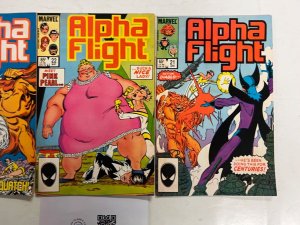 3 Alpha Flight Marvel Comic Books # 21 22 23 Avengers Defenders Thor 83 JS67