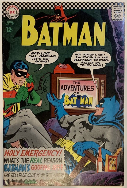 (1966) BATMAN #183 2nd POISON IVY Appearance! Key issue! Nice Grade