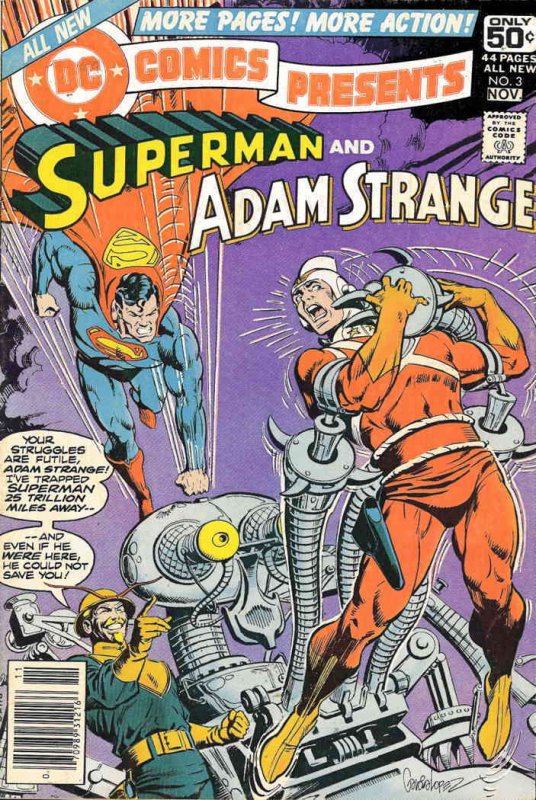 DC Comics Presents #3 VG ; DC | low grade comic Superman Adam Strange