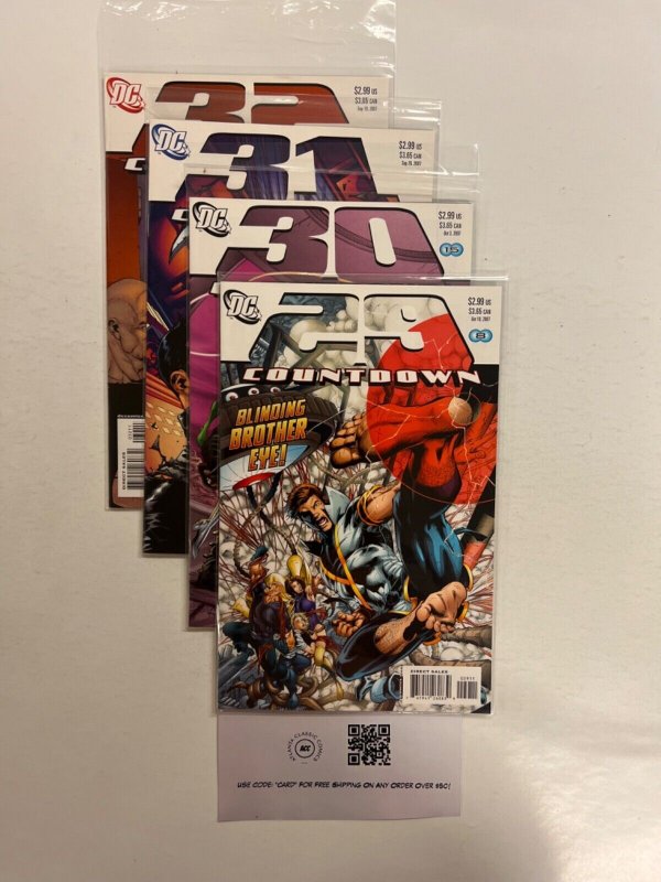 4 Countdown DC Comic Books # 29 30 31 32 Superman Wonder Woman Flash 19 JS35