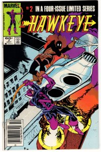 HAWKEYE #2 (VG/F) 1¢ auction! No Reserve!