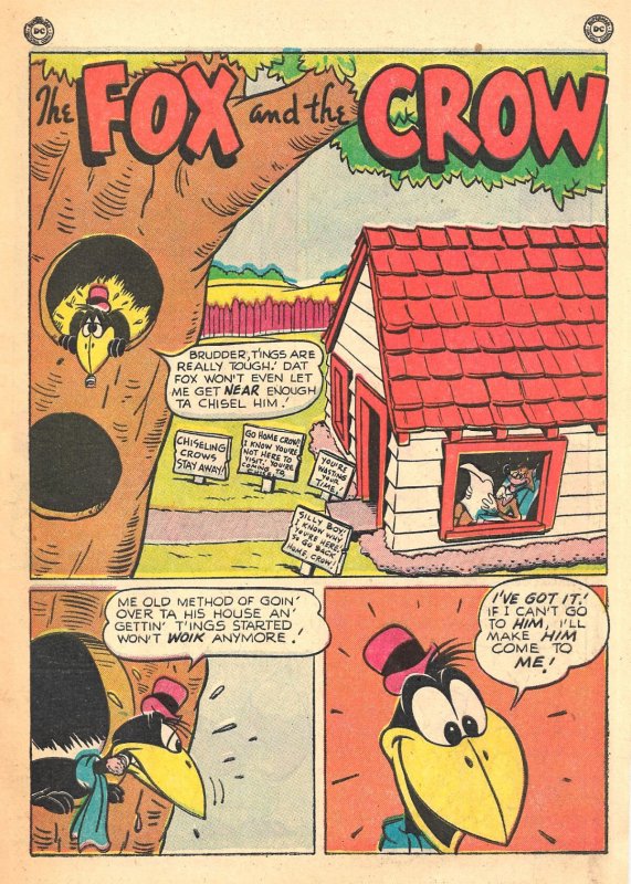 REAL SCREEN COMICS #36 (1951) 6.0 FN  Fox & Crow, Flippity & Flop,Tito/Burrito