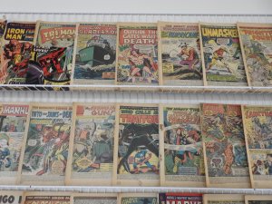 Huge Lot 90 Coverless Low Grade Comics Mostly Silver/Bronze!!