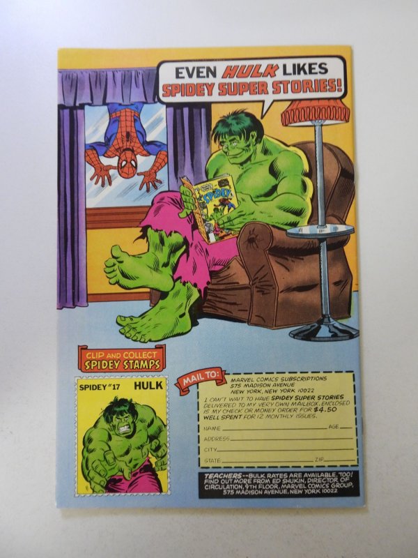 Spidey Super Stories #33 (1978) VF condition