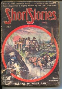 Short Stories 7/1949-pulp thrills-Peter Dawson-Philip Ketchum-G