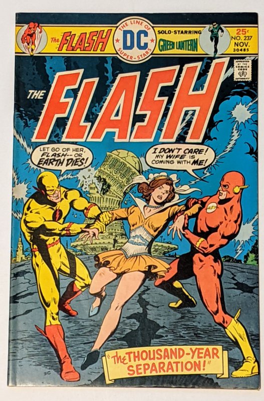 The Flash #237 (Nov 1975, DC) VF- 7.5 Prof Zoom cover appearance