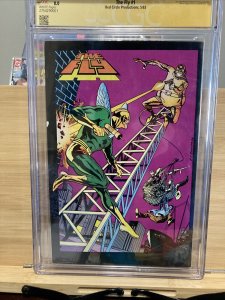 FLY #1 Red Circle Archie 1983 Spider Flygirl Signed by STERANKO CGC 8.0