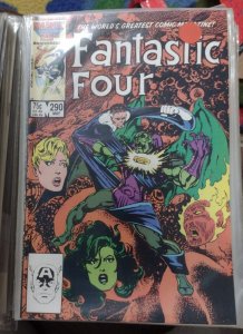 Fantastic Four  # 290 1986 MARVEL JOHN BYRNE she hulk nick fury Annihilus