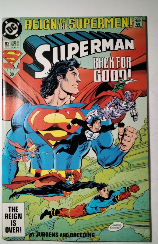 Superman #82 (1993) DC Comic Book J751